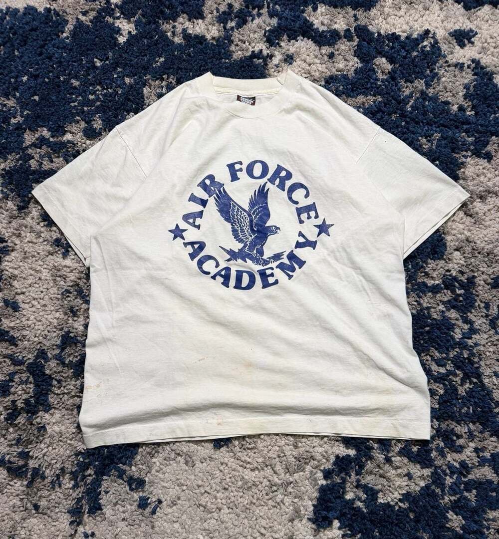 Vintage Screen Stars Best Air Force Academy Falcon Graphic T-Shirt XL